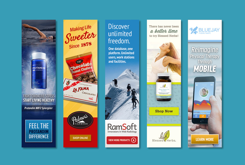 vertical web advertisements